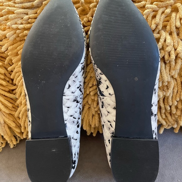 Gorgeous Calvin Klein “snakeskin” flats. Woman’s size 7. - Picture 2 of 5
